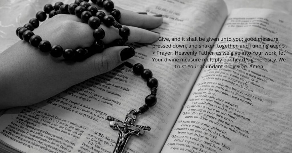 15 Bible Verses & Scripture-Backed Offertory Prayers