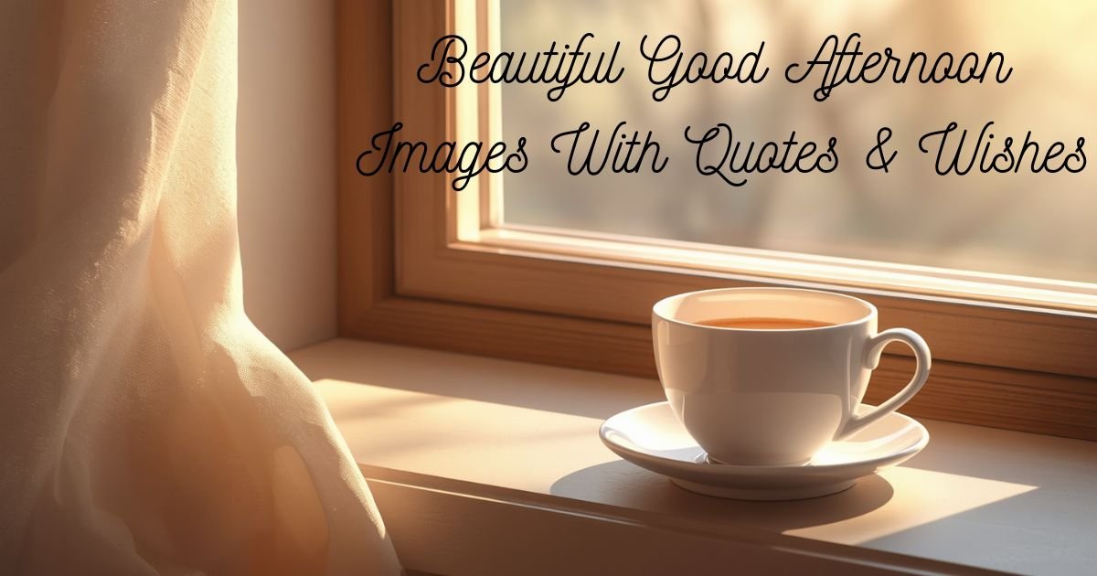 100+ Beautiful Good Afternoon Images with Quotes for a Peaceful Day