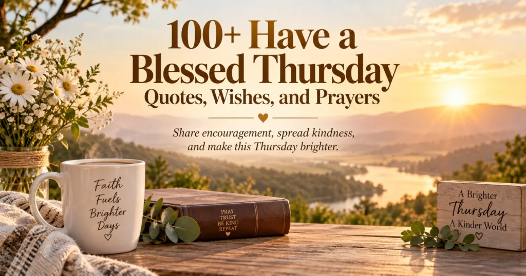 100+ Have a Blessed Thursday Quotes to Share with Warmth