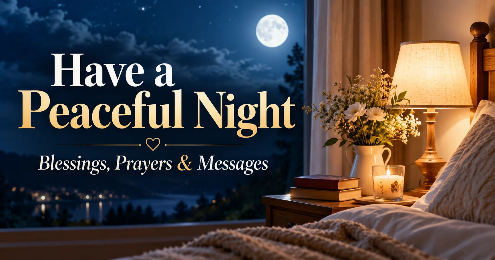 100+ Have a Peaceful Night Messages for Rest, Comfort, and Hope