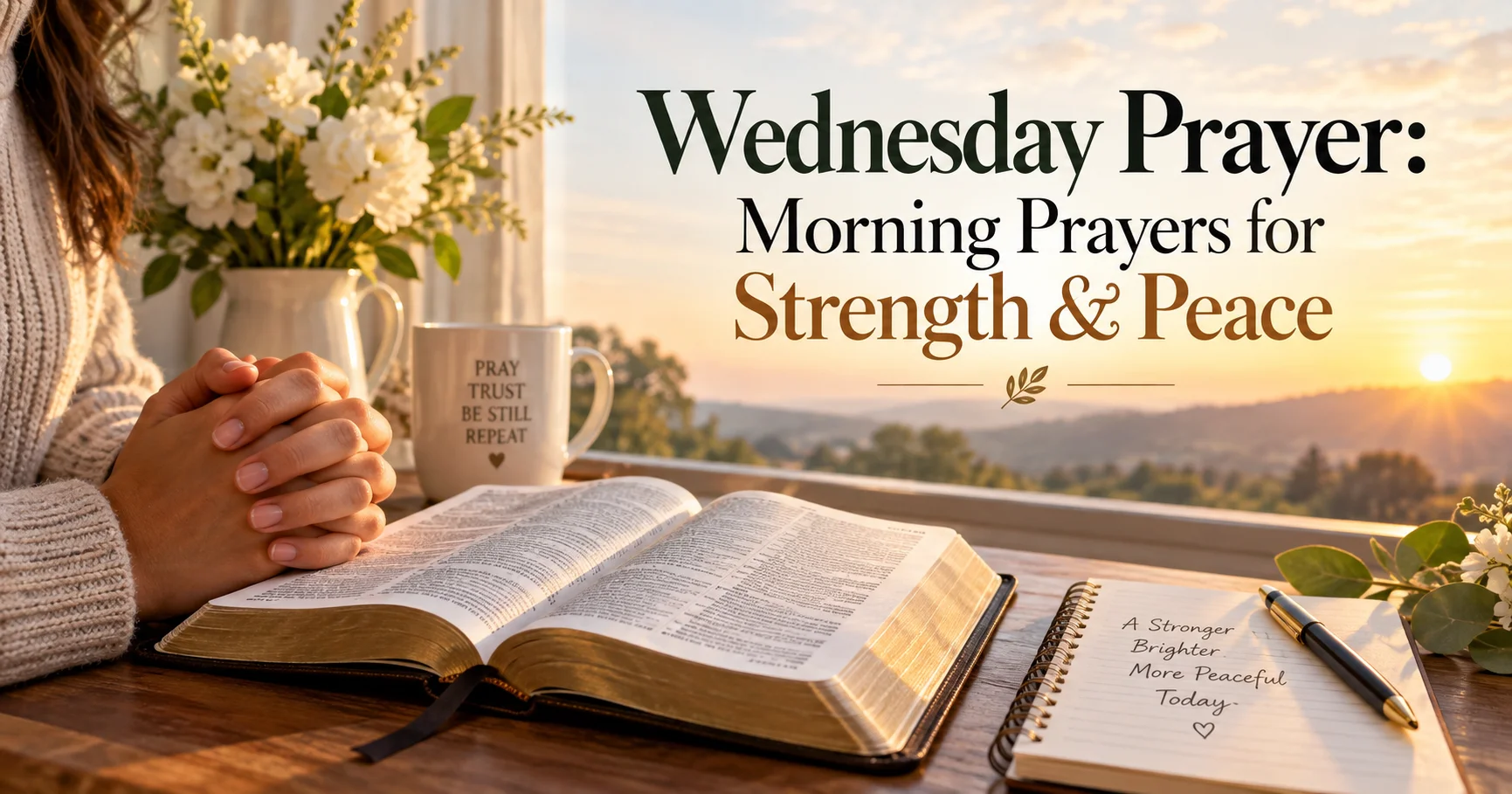105+ Wednesday Prayer for Peace, Strength, Guidance & a Blessed Day
