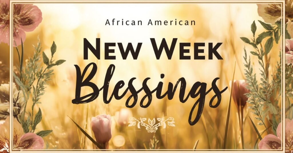 109+ African American New Week Blessings for Faith, Family, and Purpose