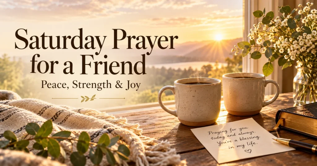 125+ Saturday Prayer for a Friend: Prayers for Peace, Strength, and Joy