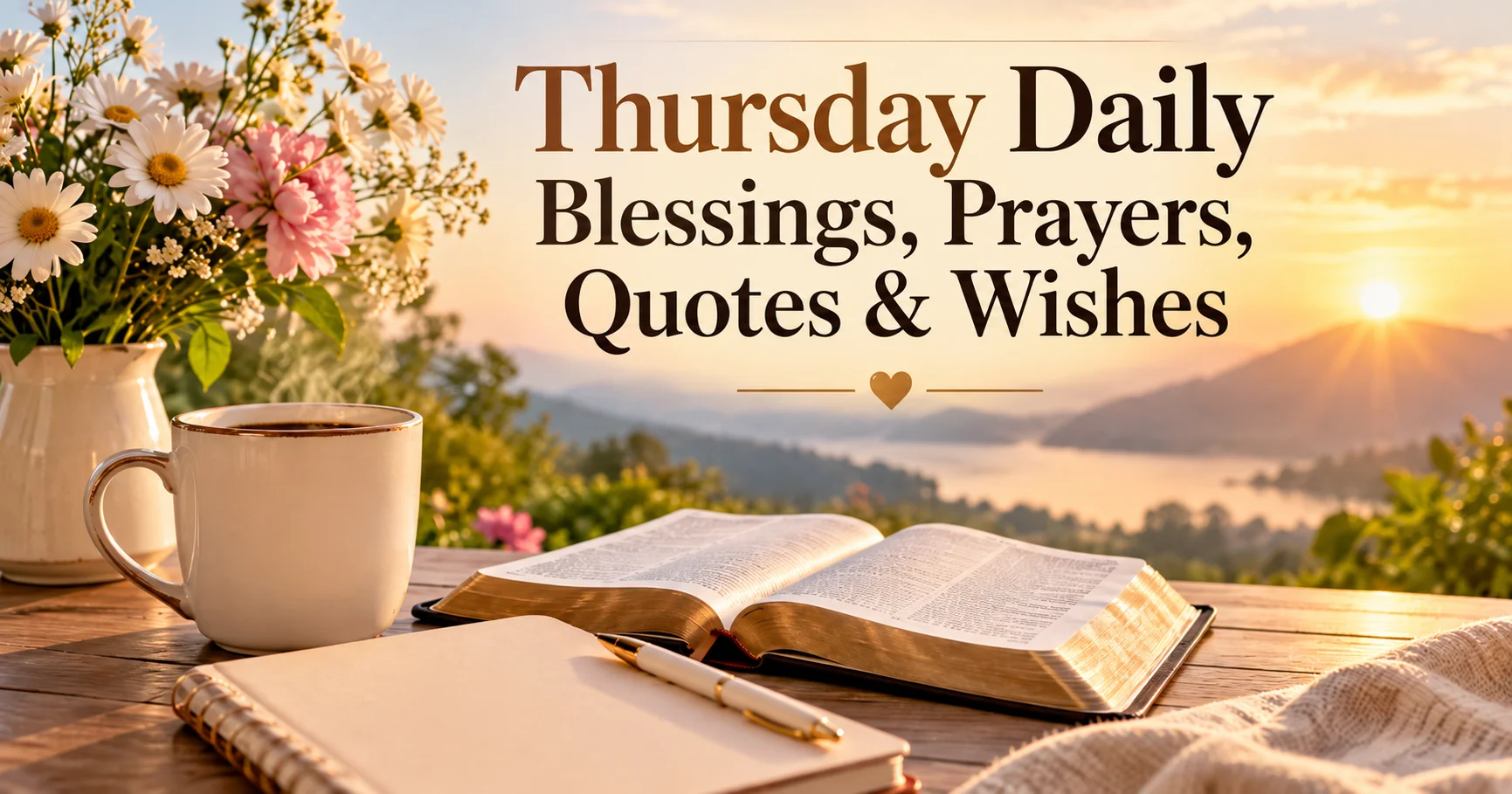 128+ Thursday Daily Blessings for Gratitude, Strength & a Peaceful Day