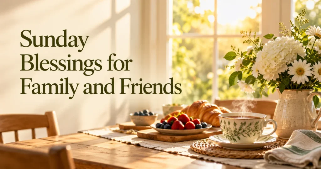 129+ Sunday Blessings for Family and Friends to Share with Love
