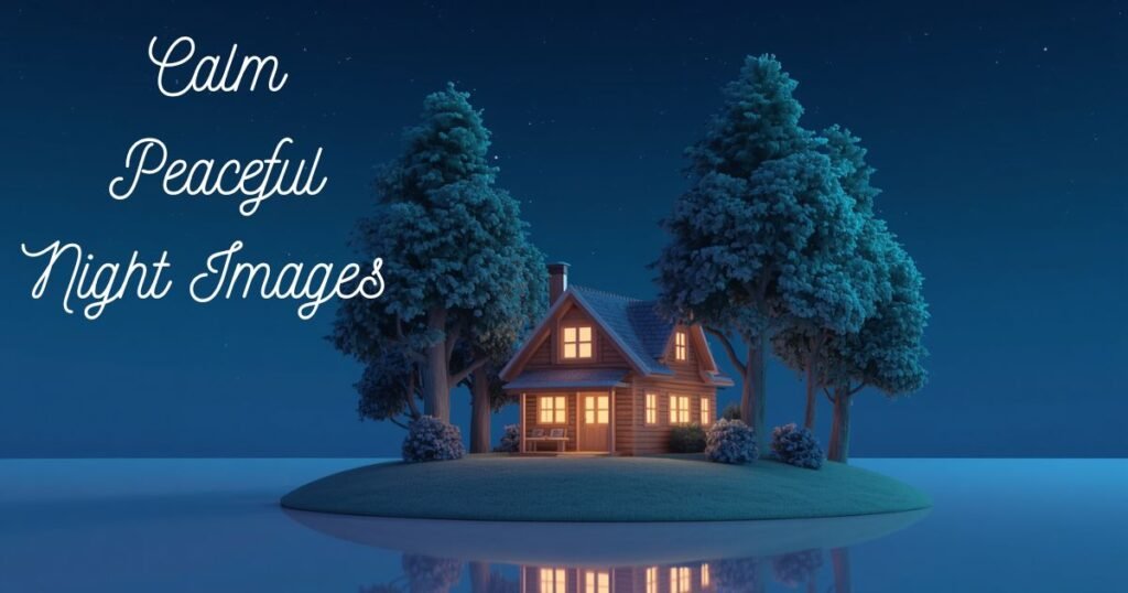 135+ Calm Peaceful Night Images with Gentle Good Night Messages