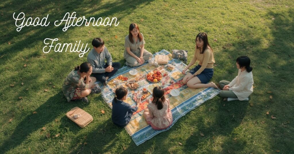 170+ Good Afternoon Family Messages to Share Love in the Middle of the Day