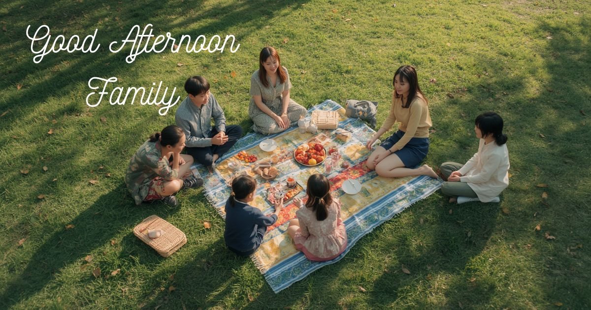 170+ Good Afternoon Family Messages to Share Love in the Middle of the Day