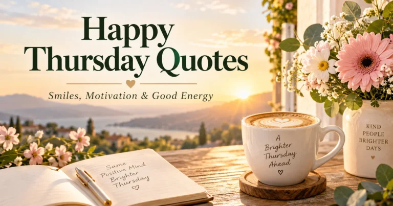 175+ Happy Thursday Quotes for Smiles, Motivation, and Good Energy