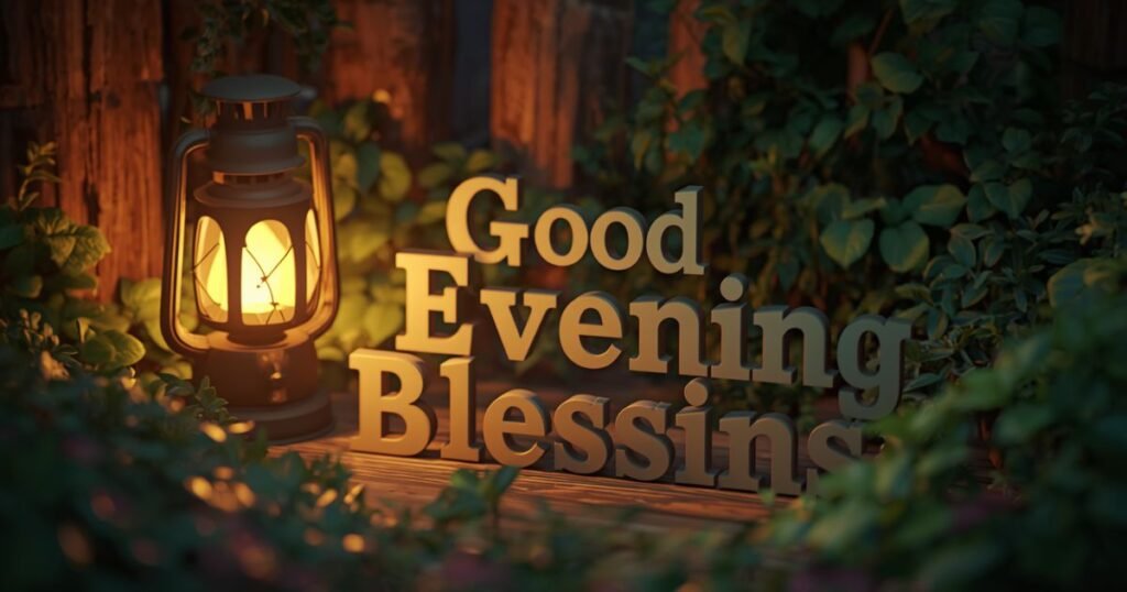 190+ Good Evening, Blessings to End the Day with Peace and Gratitude