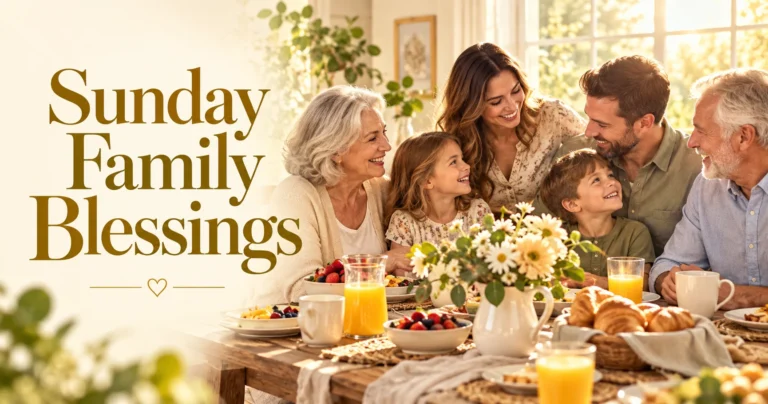 200+ Sunday Family Blessings Images, Messages, and Shareable Words