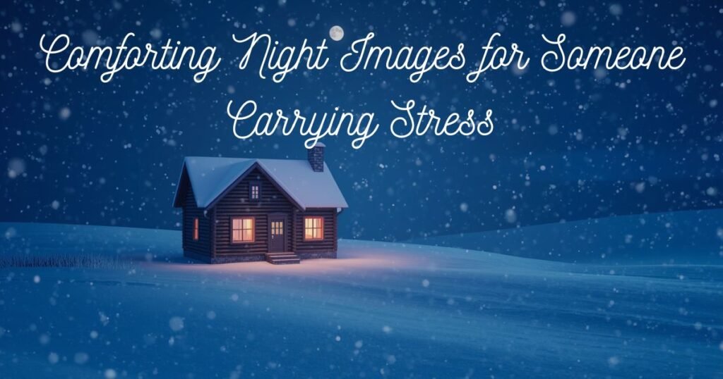Comforting Night Images for Someone Carrying Stress