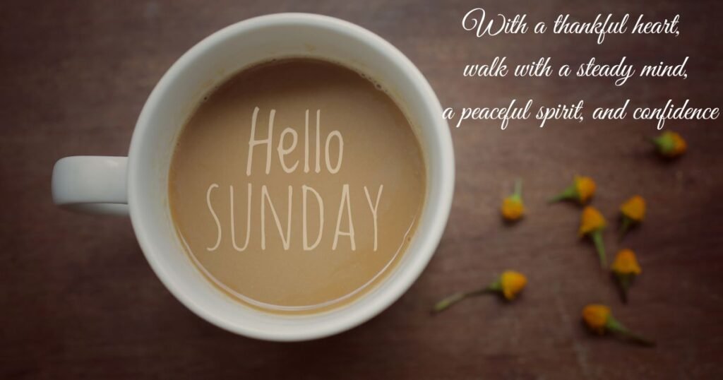 Faith and Prayer Text for Meaningful Sunday Graphics