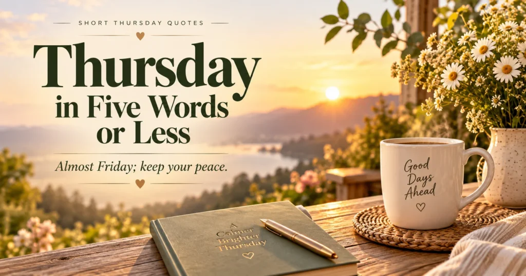 Funny Thursday Lines for Almost-Friday Energy