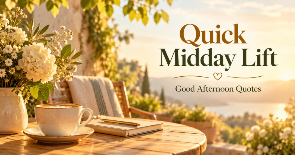 Good Afternoon Quotes for Friends and Family