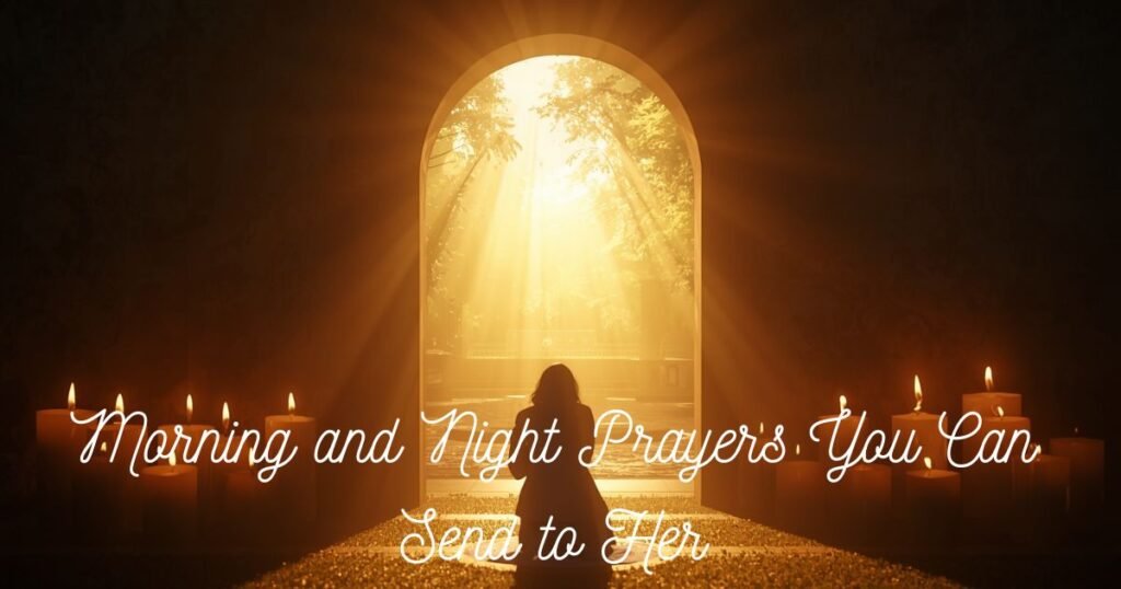 Morning and Night Prayers You Can Send to Her