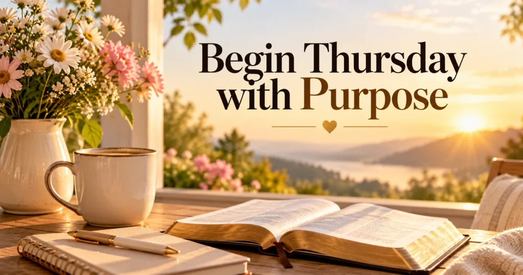 Morning Blessings to Begin Thursday with Purpose
