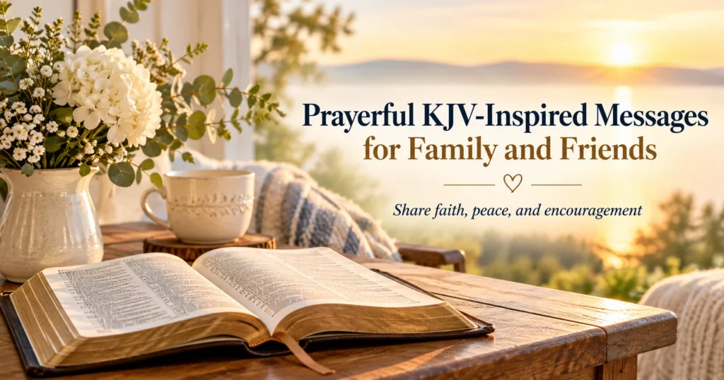 Prayerful KJV-Inspired Messages for Family and Friends