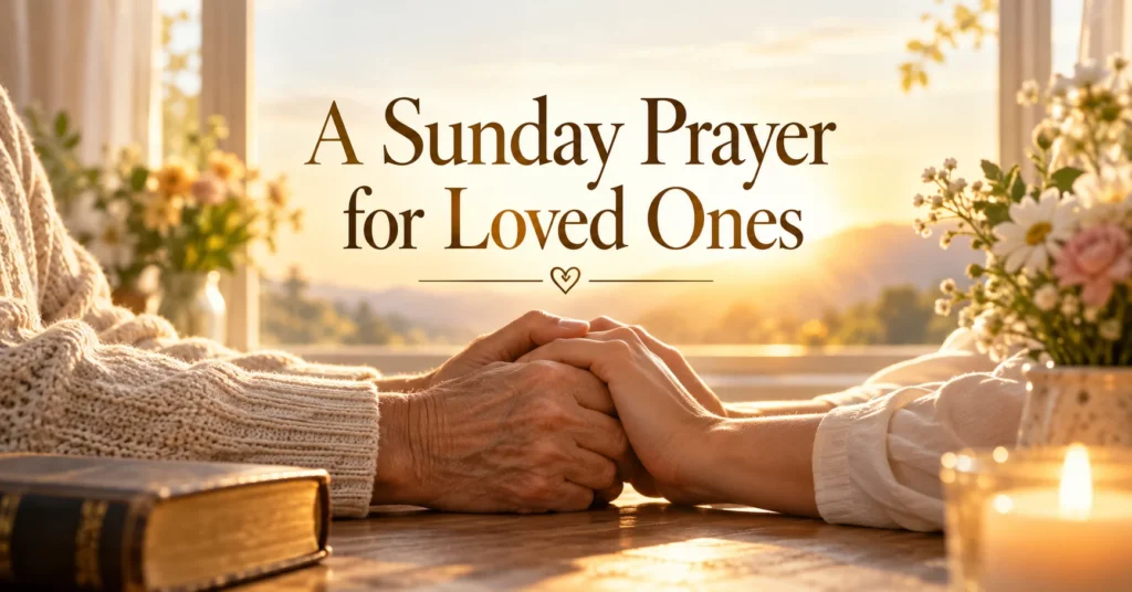 Sunday Prayers for Loved Ones Who Need Strength
