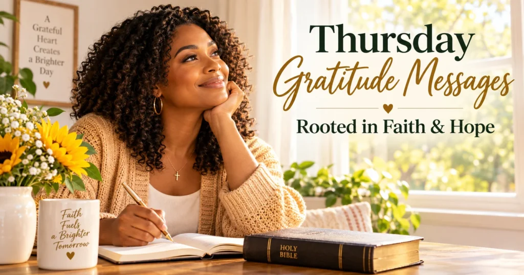 Thursday Gratitude Messages Rooted in Faith and Hope