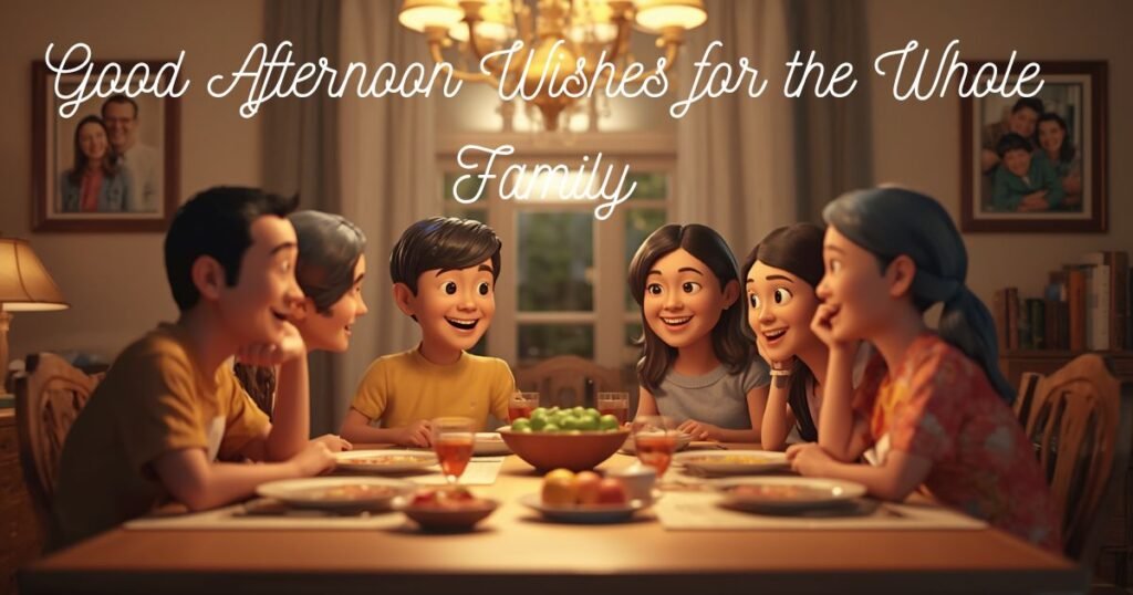 Warm Good Afternoon Wishes for the Whole Family