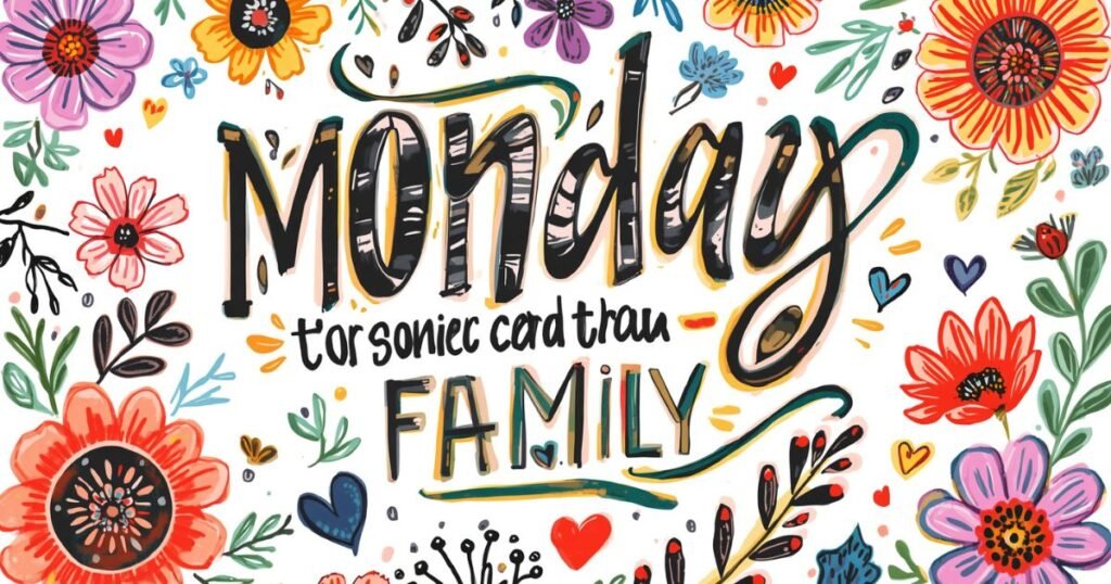 Warm Monday Messages for Family