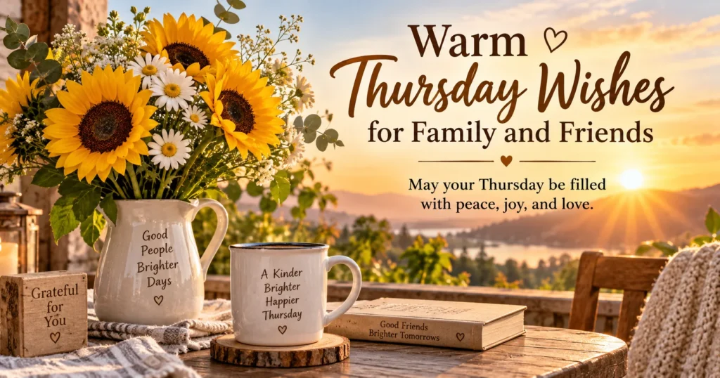 Warm Thursday Wishes for Family and Friends