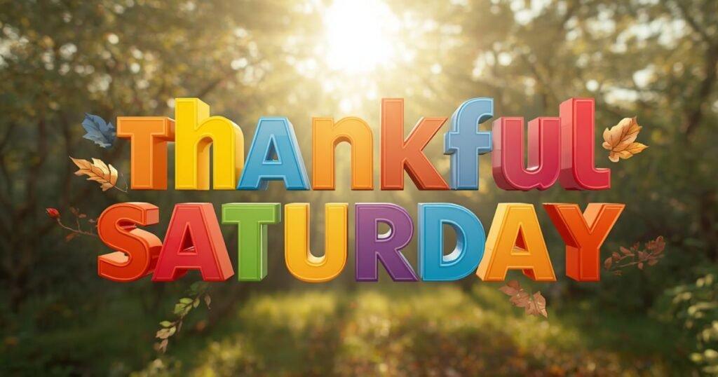 Weekend Gratitude to Carry Into Sunday