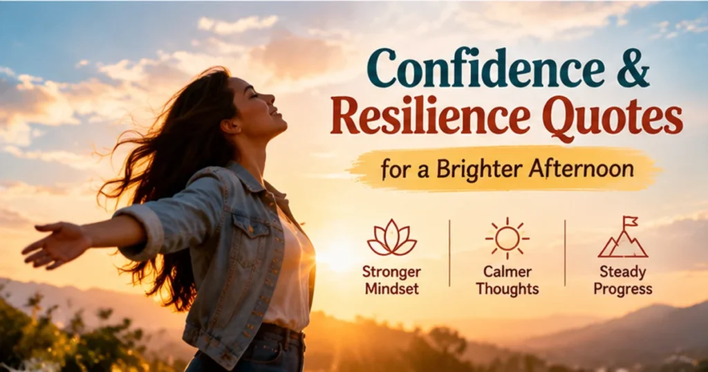 Confidence Quotes for the Second Half of the Day